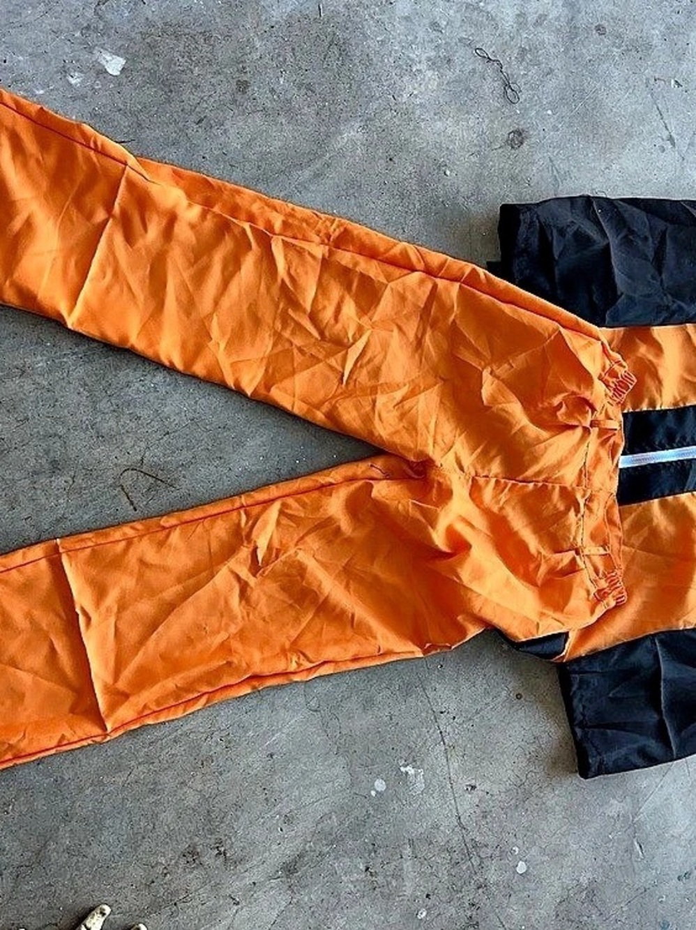 Naruto Uzumaki Cosplay Costume Jacket and Pants Set Orange & Black